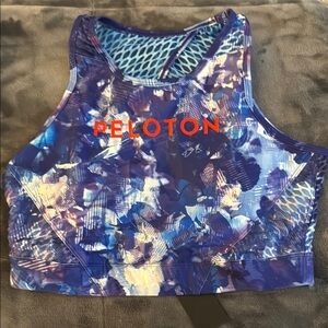 Peloton Blue and Purple Sports Bra